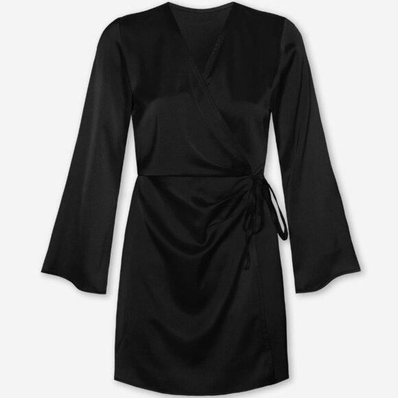 Van De Vort VDV Black Wrap Dress XS/S